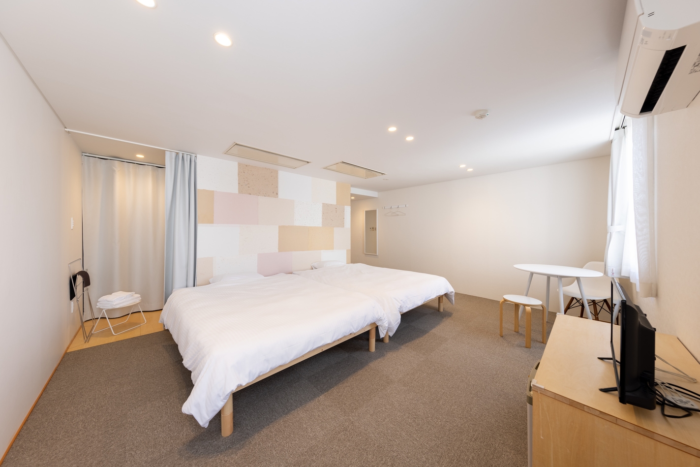 【基本プラン】金沢駅徒歩5分♪最大2名(ダブル2台ツインルーム）・Crasco旅音303号室