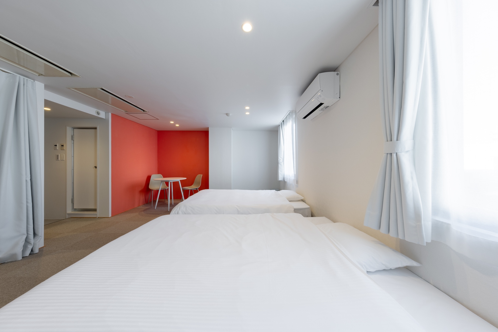 【基本プラン】金沢駅徒歩5分♪最大2名(ダブル2台ツインルーム）・Crasco旅音205号室