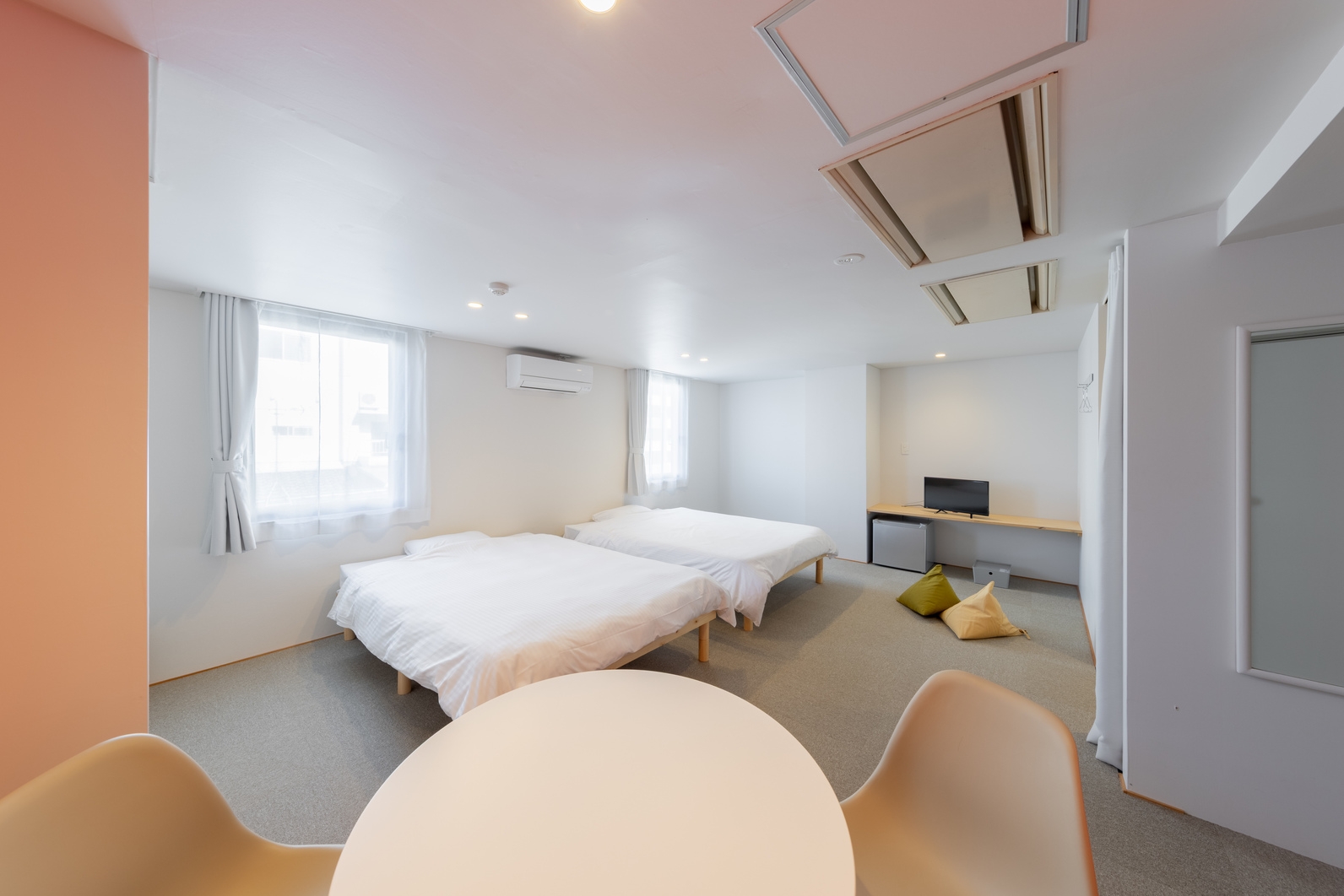 【基本プラン】金沢駅徒歩5分♪最大2名(ダブル2台ツインルーム）・Crasco旅音305号室