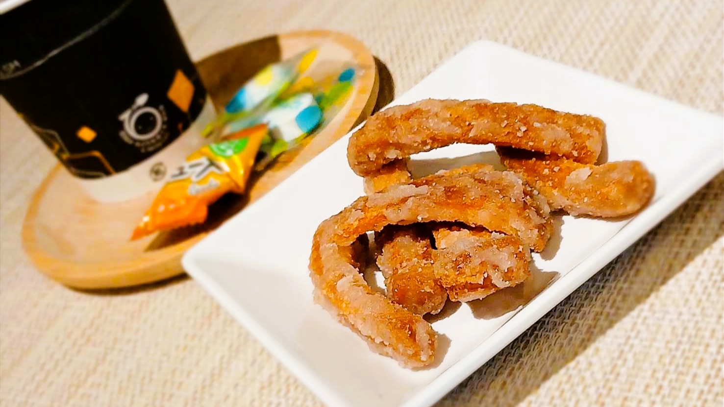 料理長お手製！パンみみシュガーラスク♡