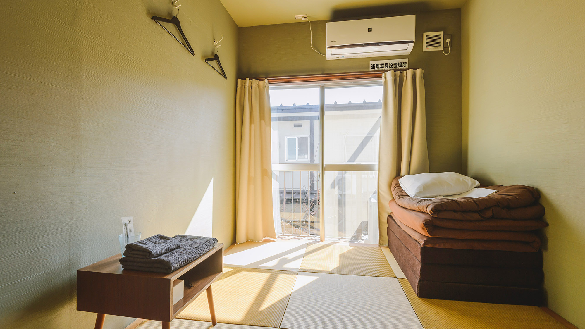 【新館和室/角部屋】布団を敷いてゆっくりとおやすみください