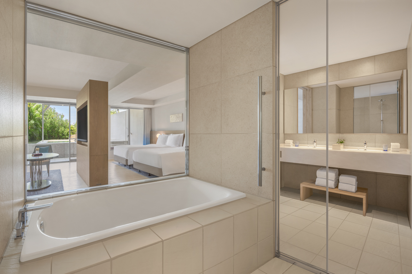 【ガーデンジュニアスイート ツイン】 67平米（1～3名）バスルーム