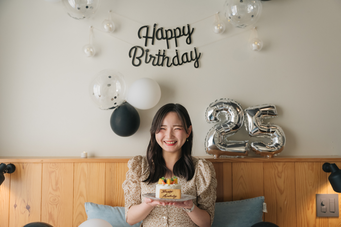 【Anniversaryプラン】お誕生日や記念日に。落ち着いた空間で、心を込めた時間を。