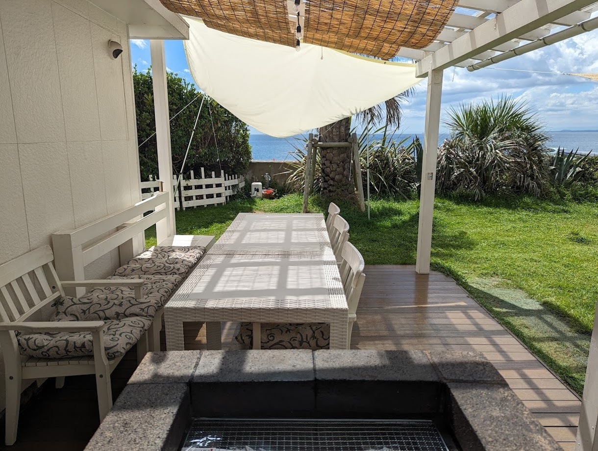 【春SALE】★屋根付きのウッドデッキで海を眺めながらBBQ＆お鍋パーティ★