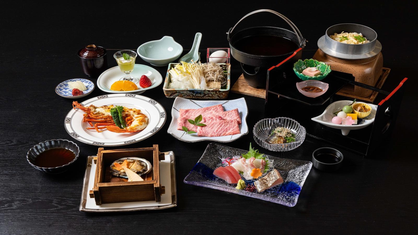 【特撰御膳】展望レストランで四季折々の旬の食材を堪能◆朝食は和歌山グルメ＜1泊2食＞