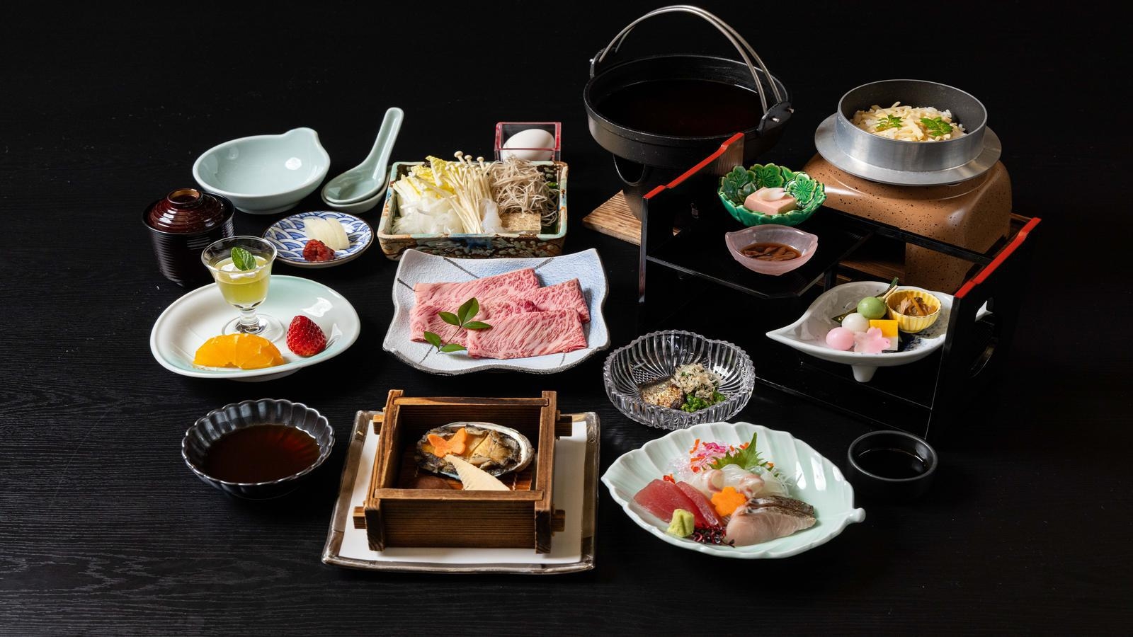 【料理長おすすめ御膳】旬の食材を活かした自慢の料理を堪能◆源泉掛け流しの天然温泉を満喫＜1泊2食＞