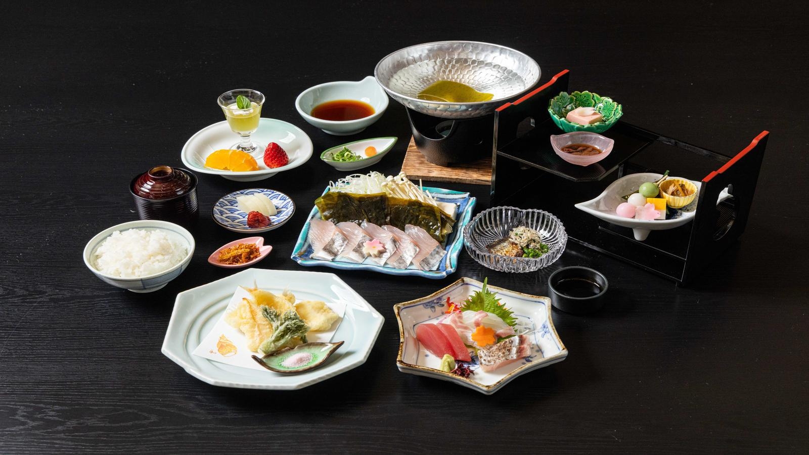 【アドベンチャーワールド入園券付】チケットセットでお得に！地元食材の四季彩御膳を堪能＜1泊2食＞