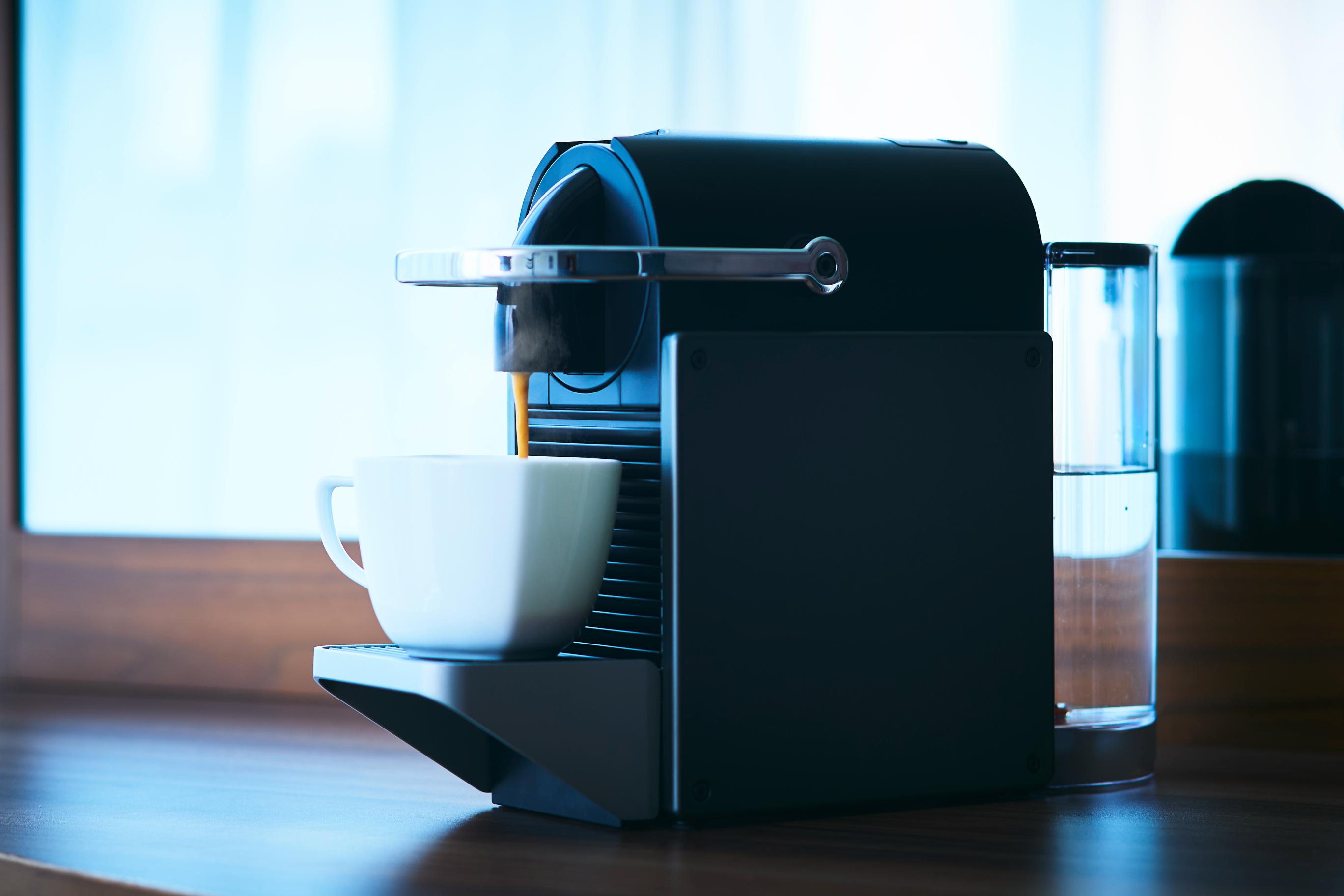 客室のコーヒーマシン