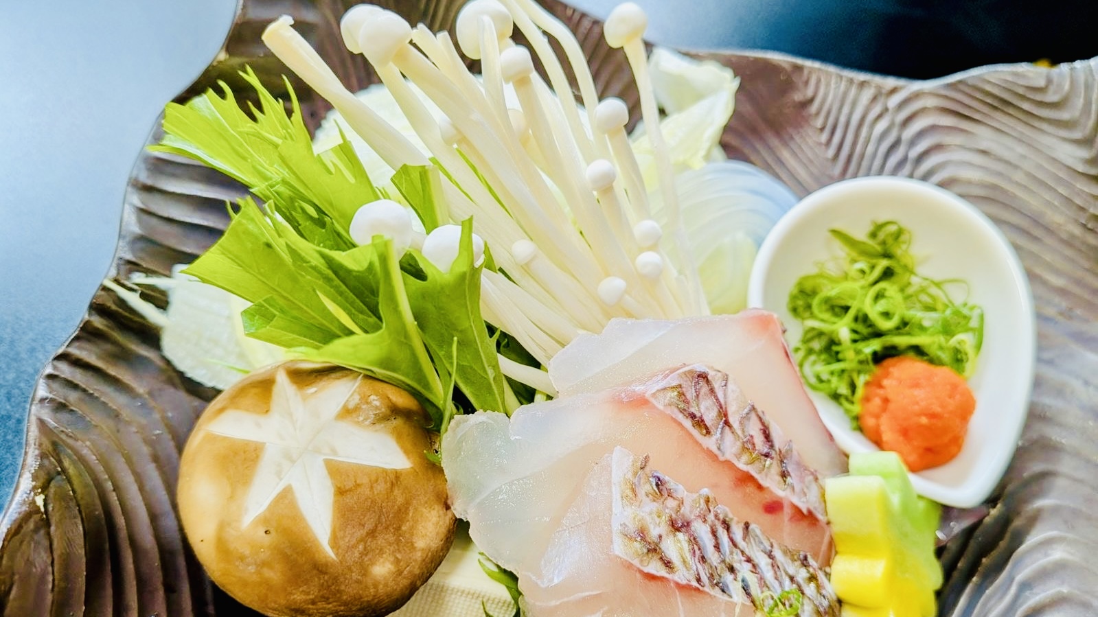 【温物（一例）】鍋物・蒸物（鯛）