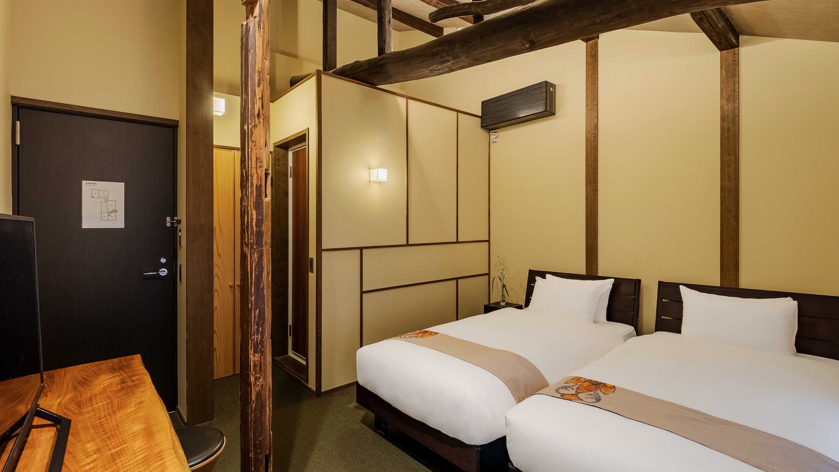 【最大2名様】 THE MACHIYA スーペリア（ハリウッドツイン）（バス・トイレ）