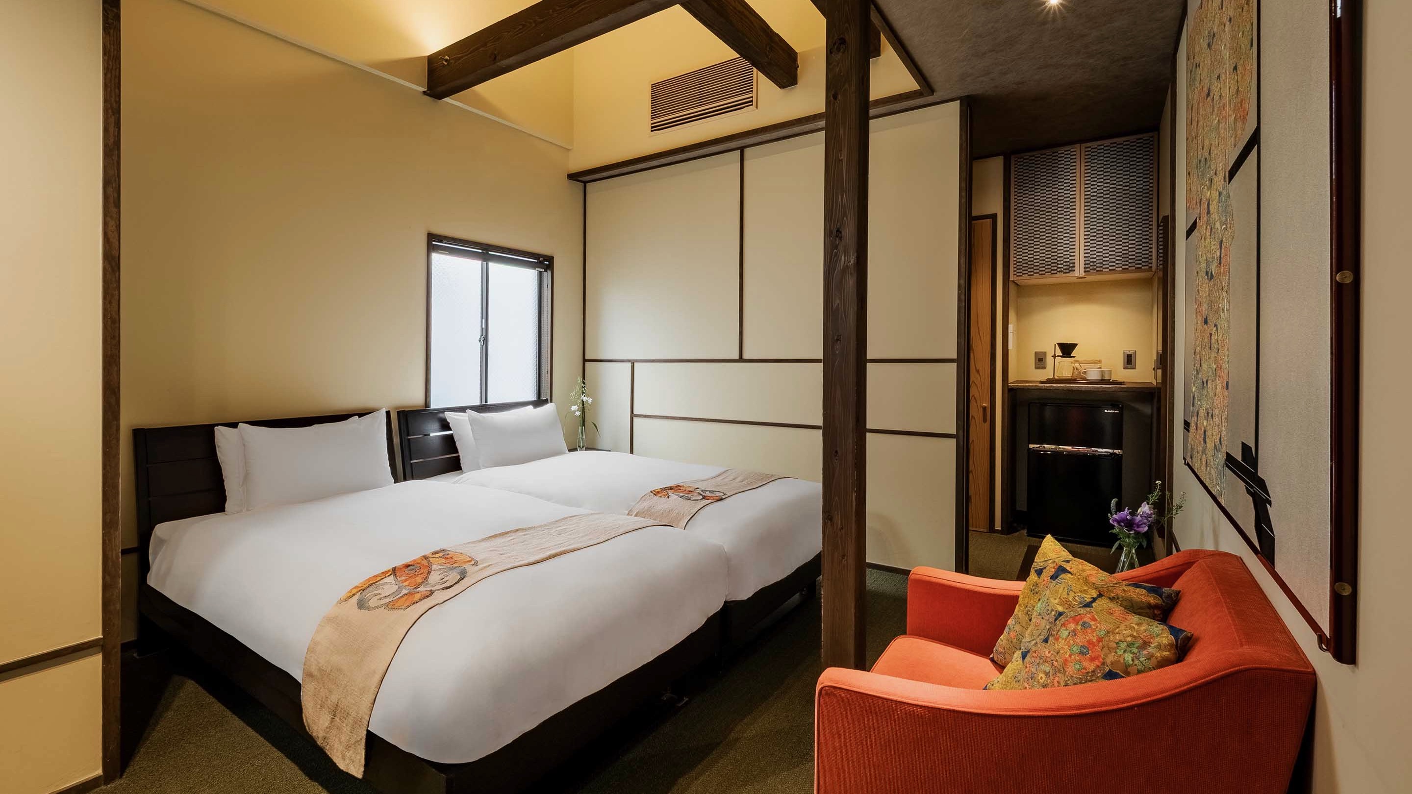 【最大2名様】 THE MACHIYA スーペリア（ハリウッドツイン）（バス・トイレ）