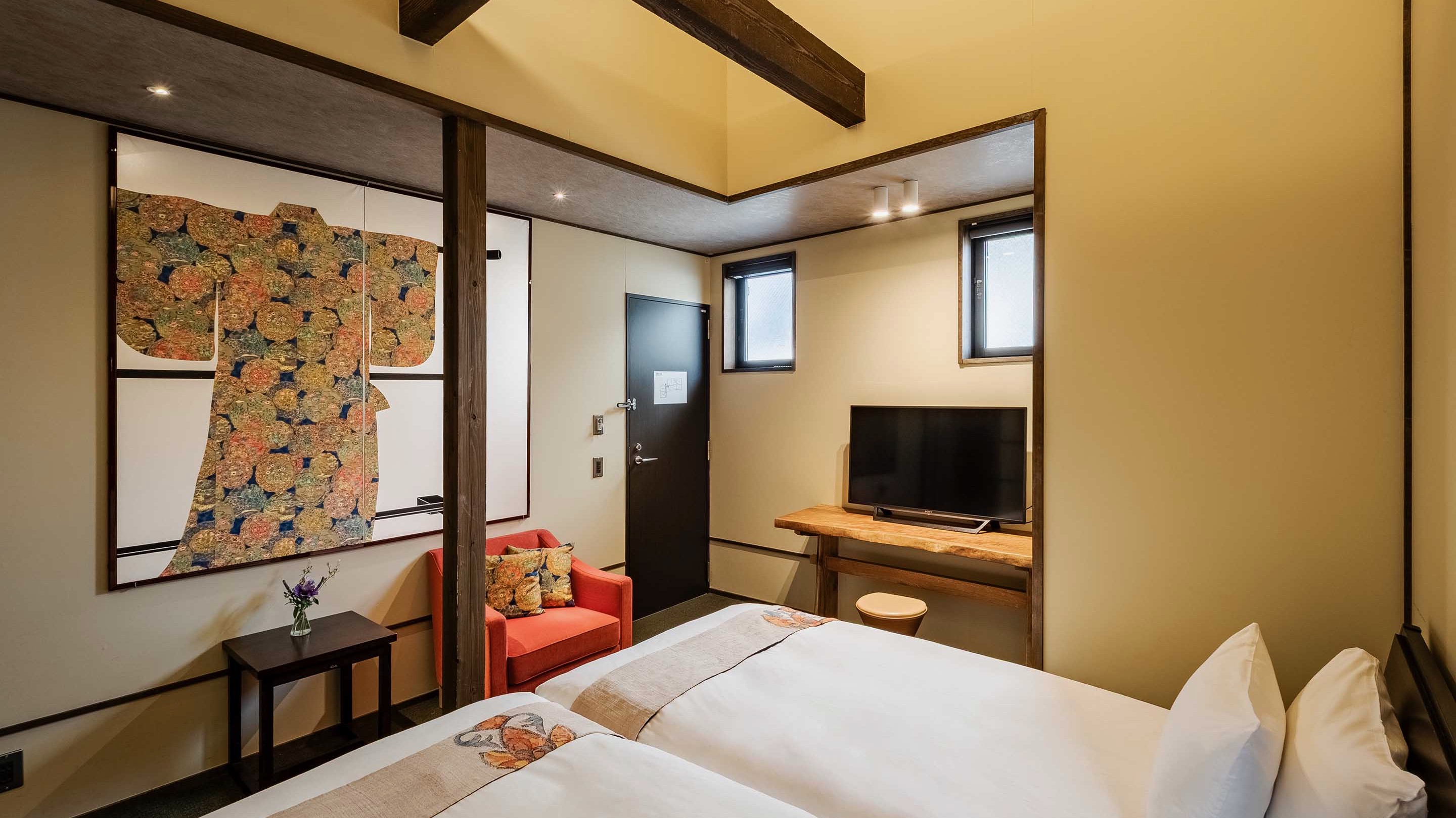 【最大2名様】 THE MACHIYA スーペリア（ハリウッドツイン）（バス・トイレ）