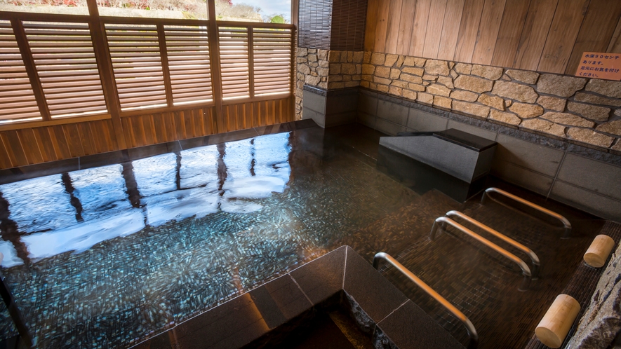 【津山温泉・城見SPA】露天風呂・寝湯（一例）