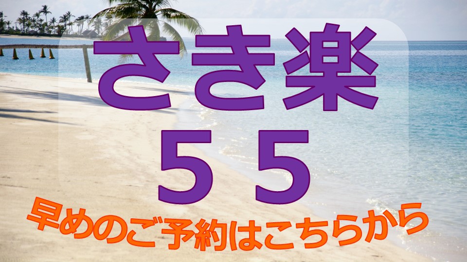 【さき楽55】55日前までの予約でとってもお得に！コンベンションセンター・宜野湾海浜公園まですぐ！