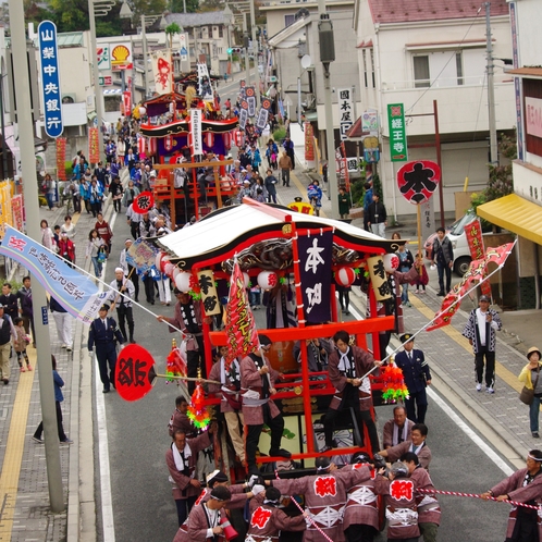 山車巡行