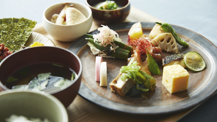 【朝食】こだわりのご朝食をお楽しみください