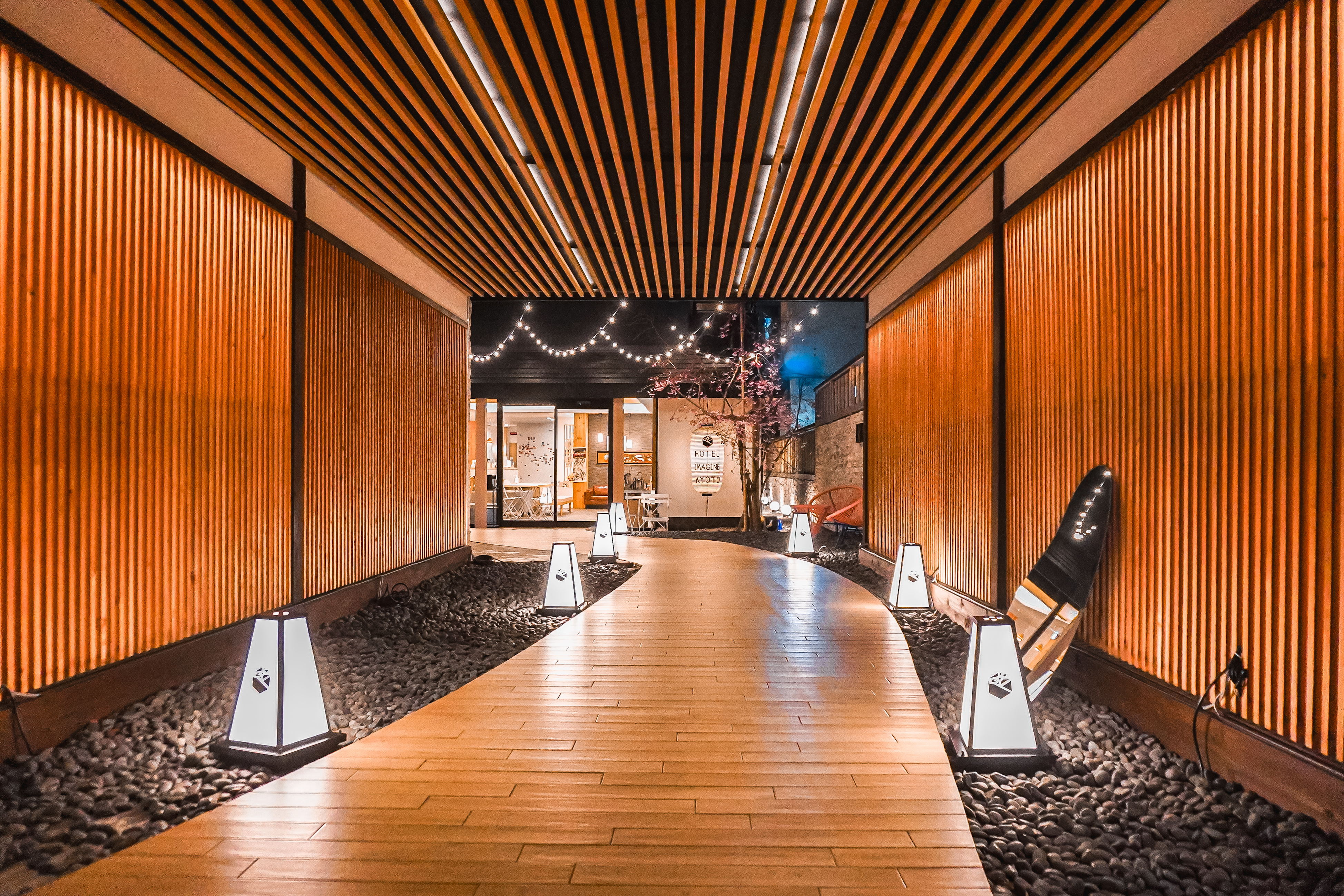 HOTEL IMAGINE KYOTOの「映えスポット」No,1 メインエントランス