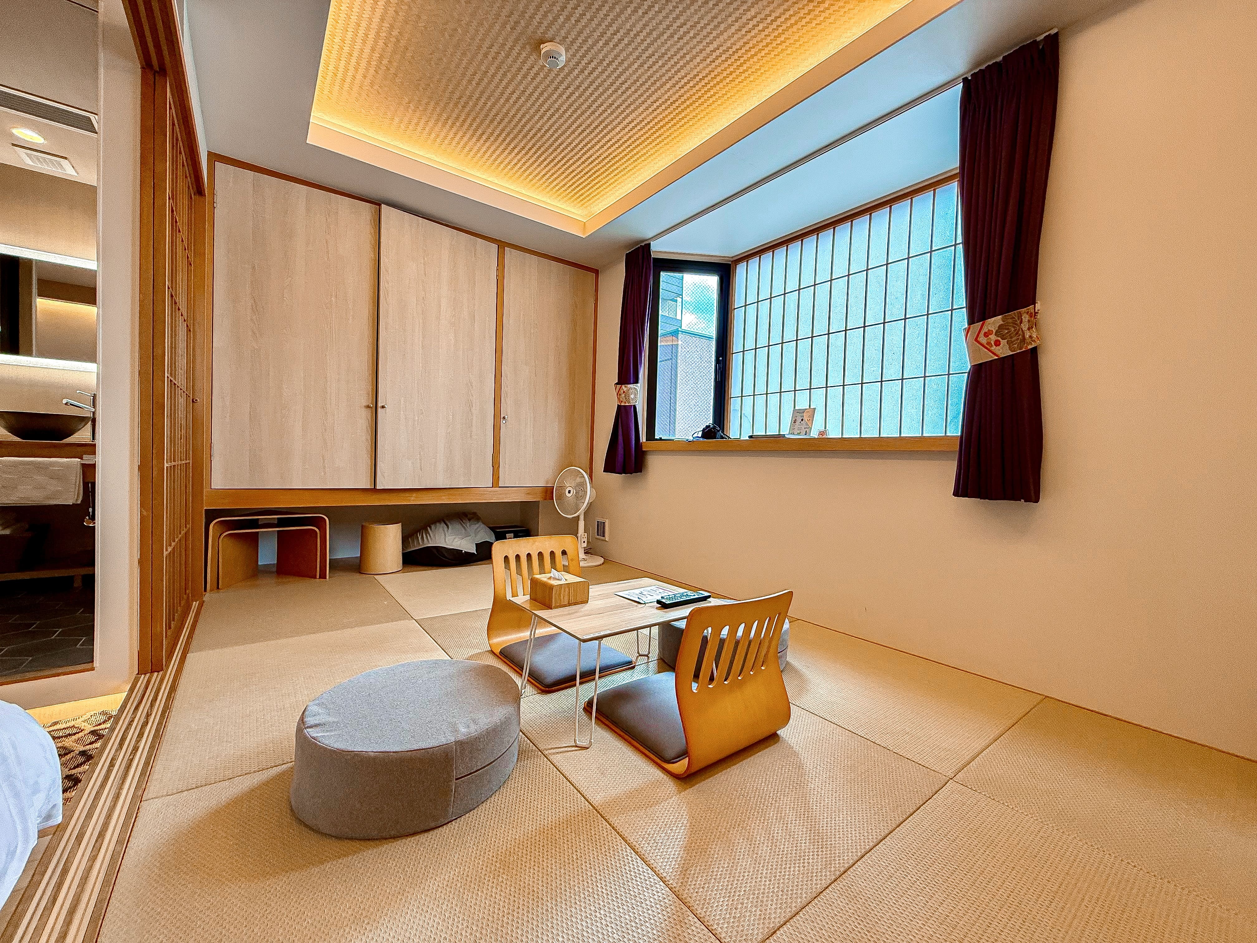 スタンダードツイン＆スーペリアツインの畳ルームの見た目。