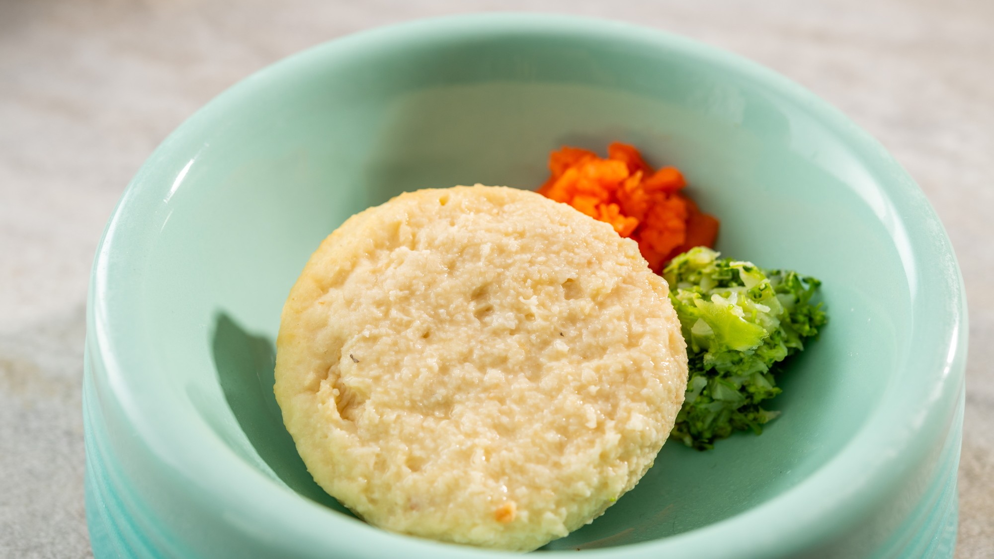 愛犬用食事イメージ/おさかな豆腐バーグ