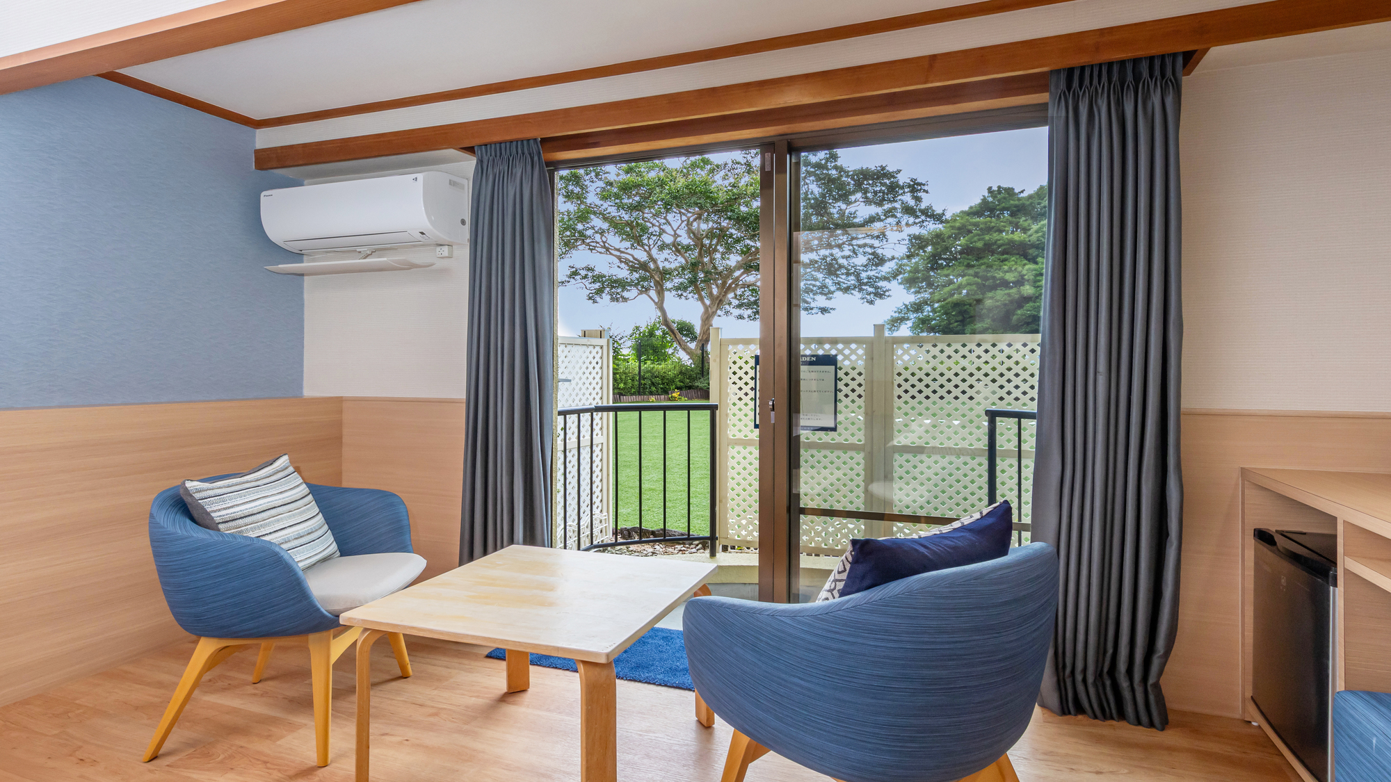 【ドッグラン直結】和モダンツイン