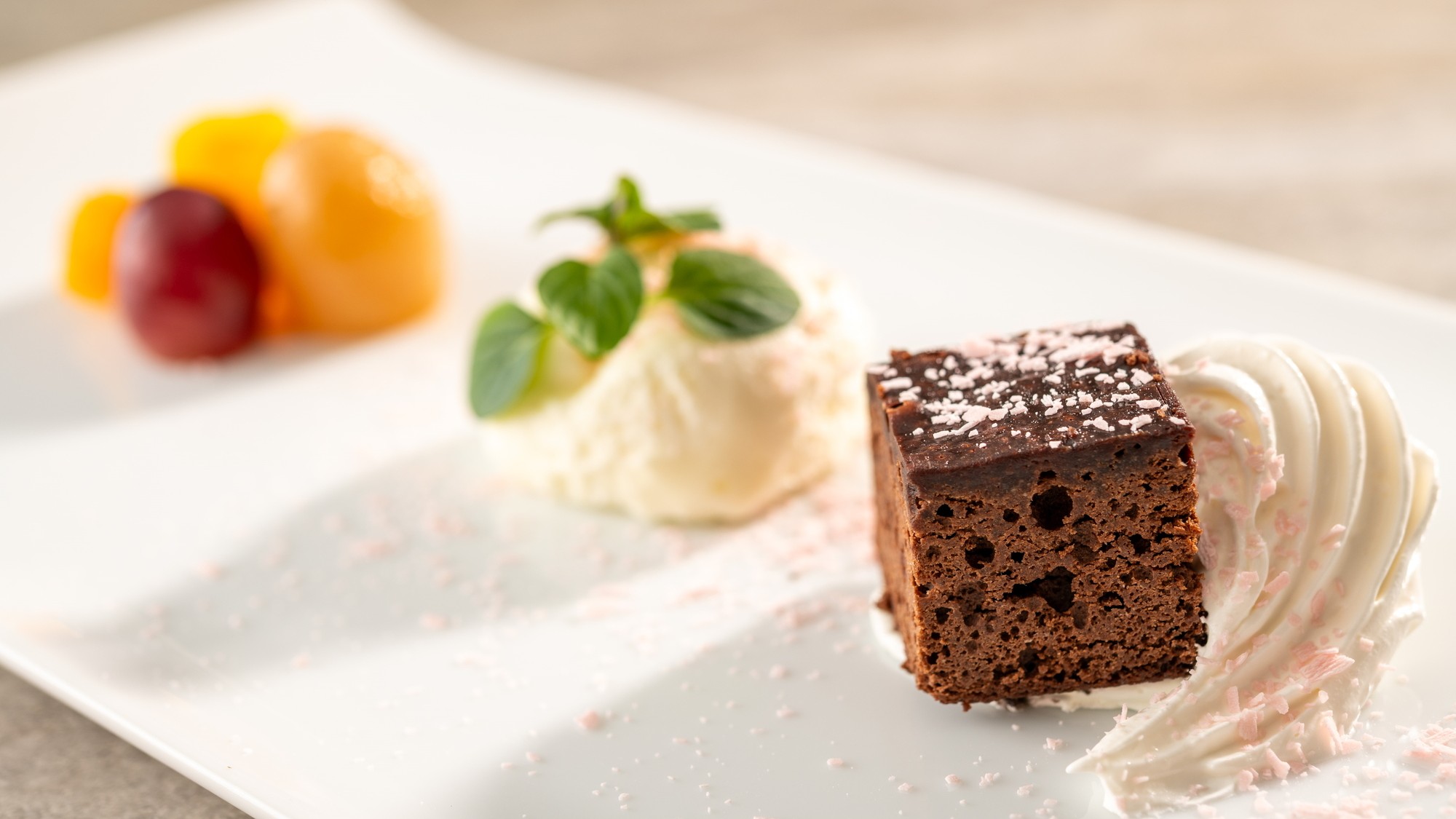 【ご夕食イメージ】プレミアムコース/シェフ特製のムース