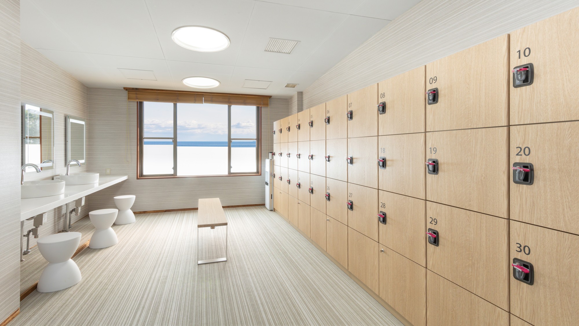 女性浴場脱衣所