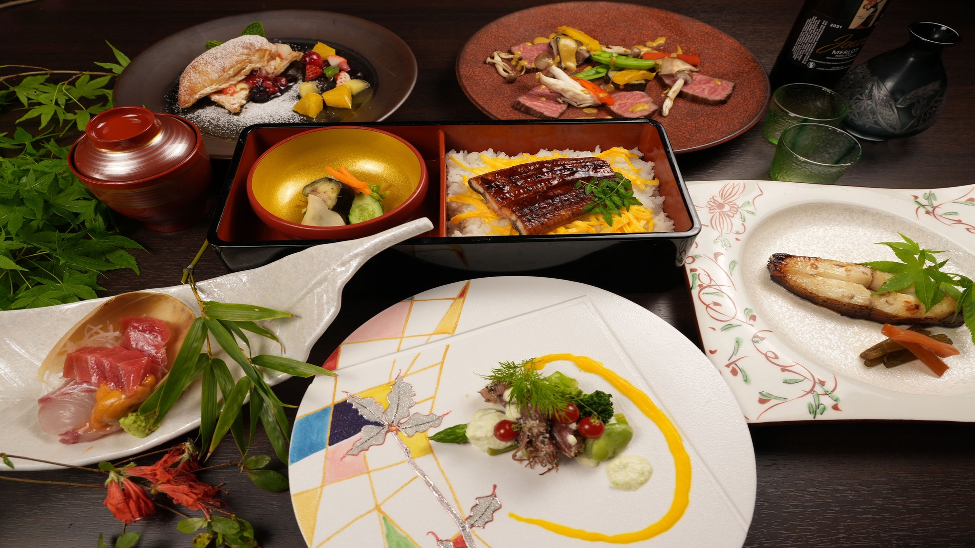 【旬産旬消】水車の宿 松苑　特別創作懐石プラン【1泊2食付】
