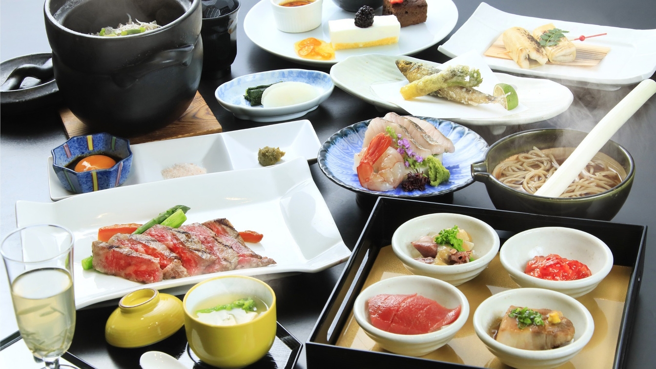 【楽天トラベルサマーSALE】5種類から選べるディナーコースを堪能／夕朝食付