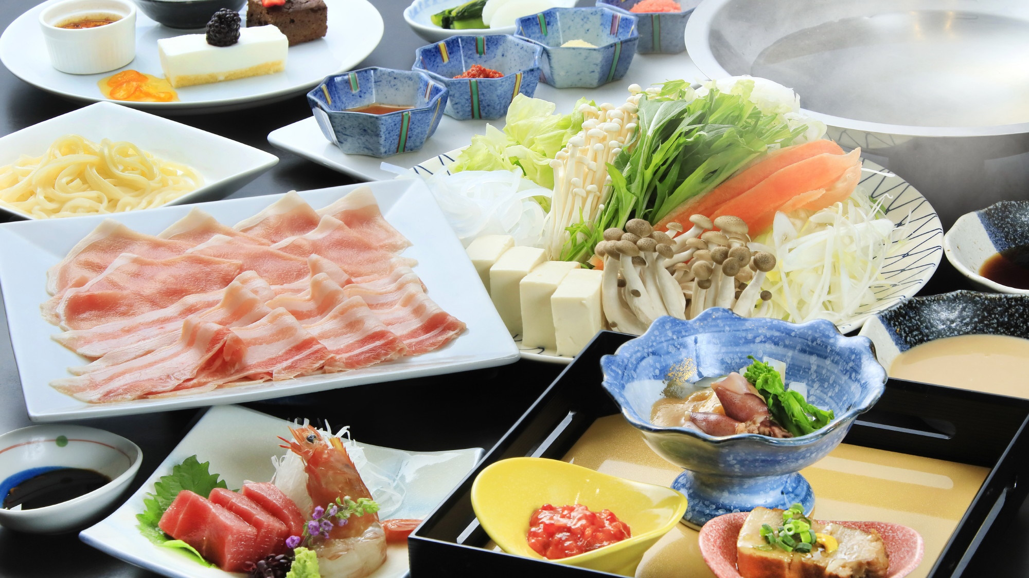 ディナー／豚しゃぶしゃぶコース