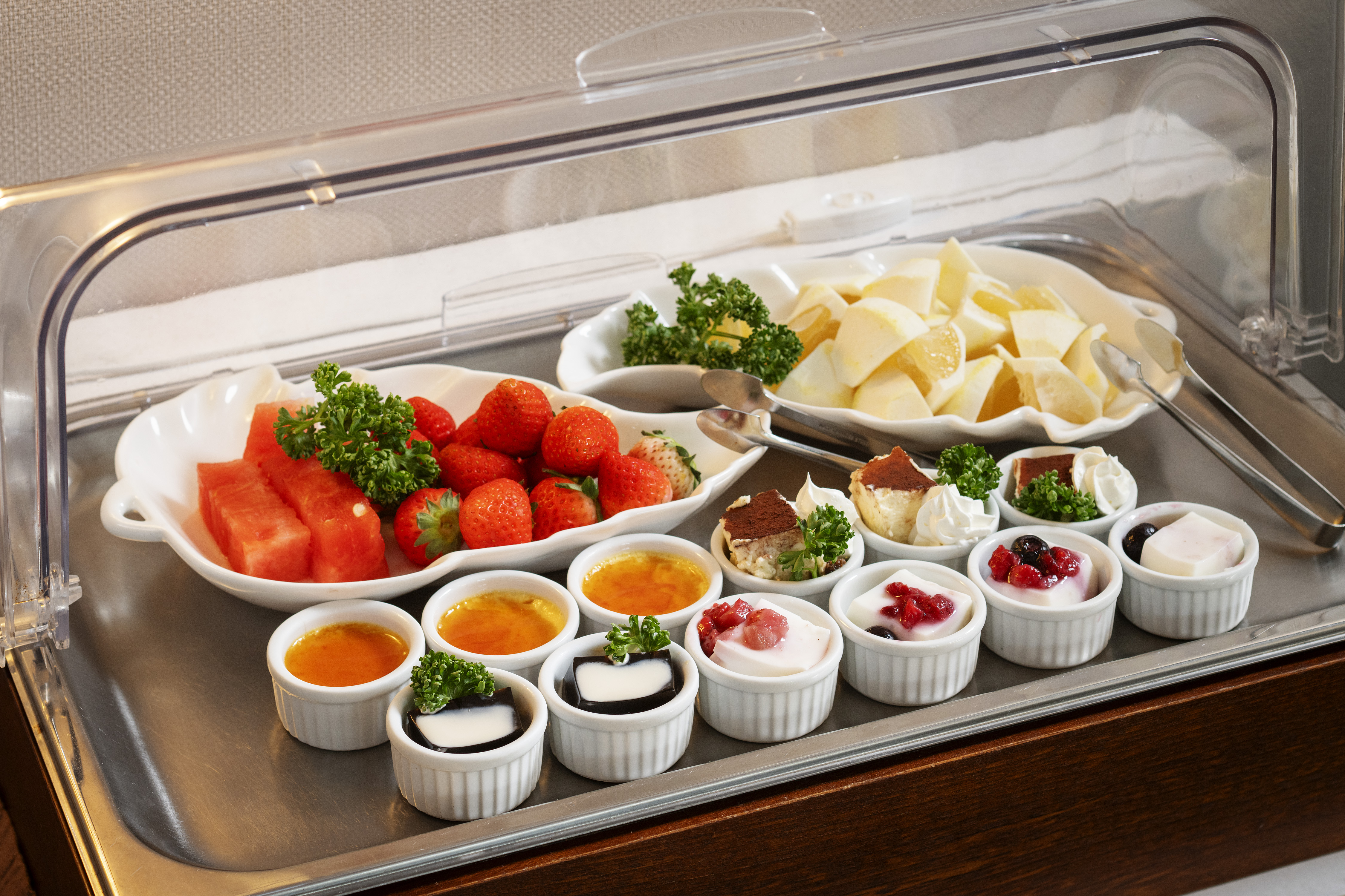 朝食ビュッフェ　デザートコーナー