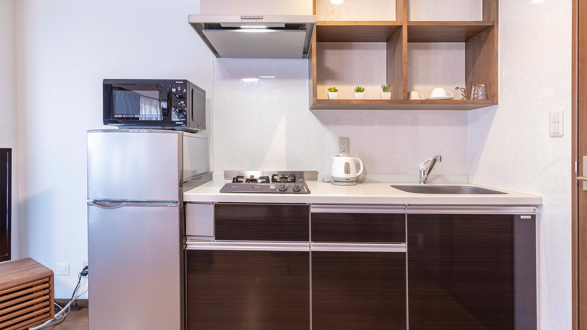 ・【ツインB／キッチン】まるで自宅のように使い慣れた感覚でお使いいただけます