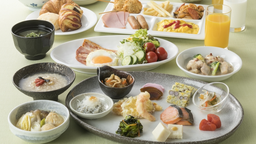 ＜朝食＞奈良ならではの和食メニューを豊富にご用意。