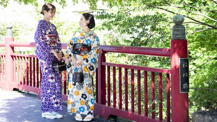 【レンタル浴衣】浴衣なでしこに変身♪「きらくや」×「康貴」〜大正ロマン体験〜