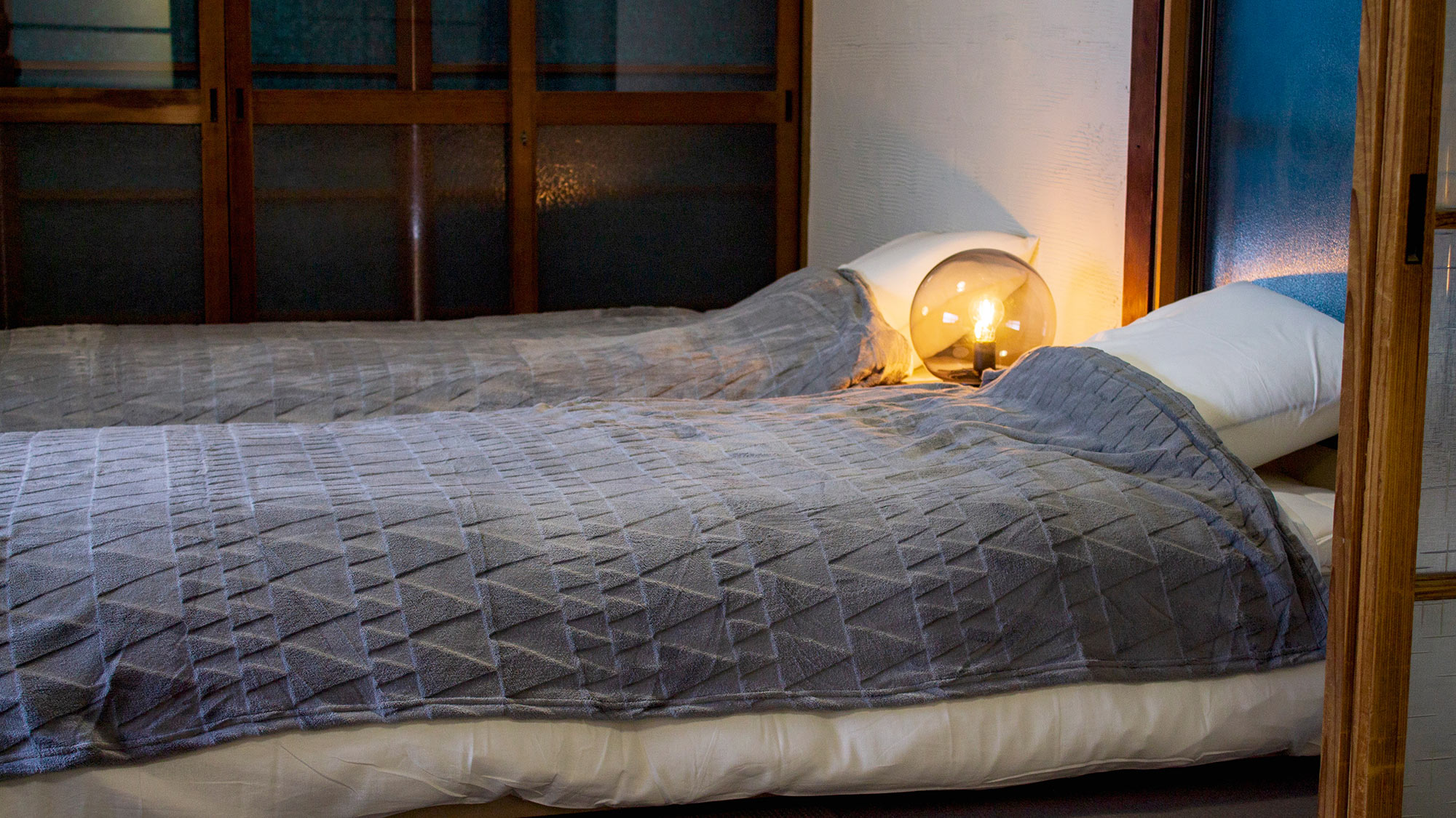 ・【TATAMIⅠ】シングルベッド2台完備の寝室