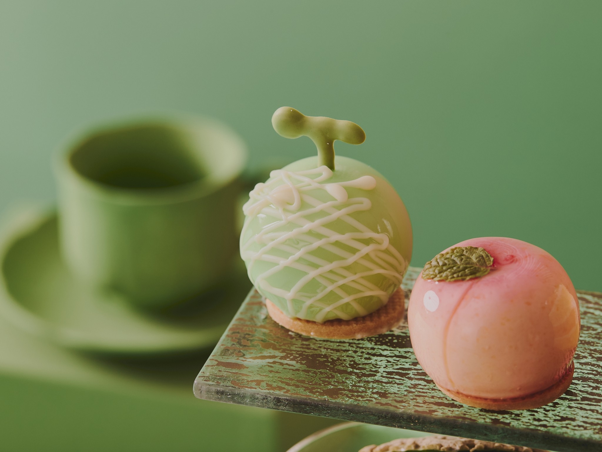【アフタヌーンティー付プラン】桃とメロンのアフタヌーンティー -和洋選べるこだわり朝食付き-　