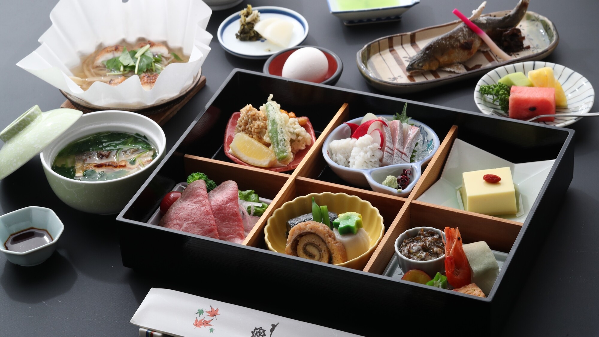 【川床プラン】京都高雄で味わう川床料理ご夕食プラン   -夕食・和洋選べるこだわり朝食付き-