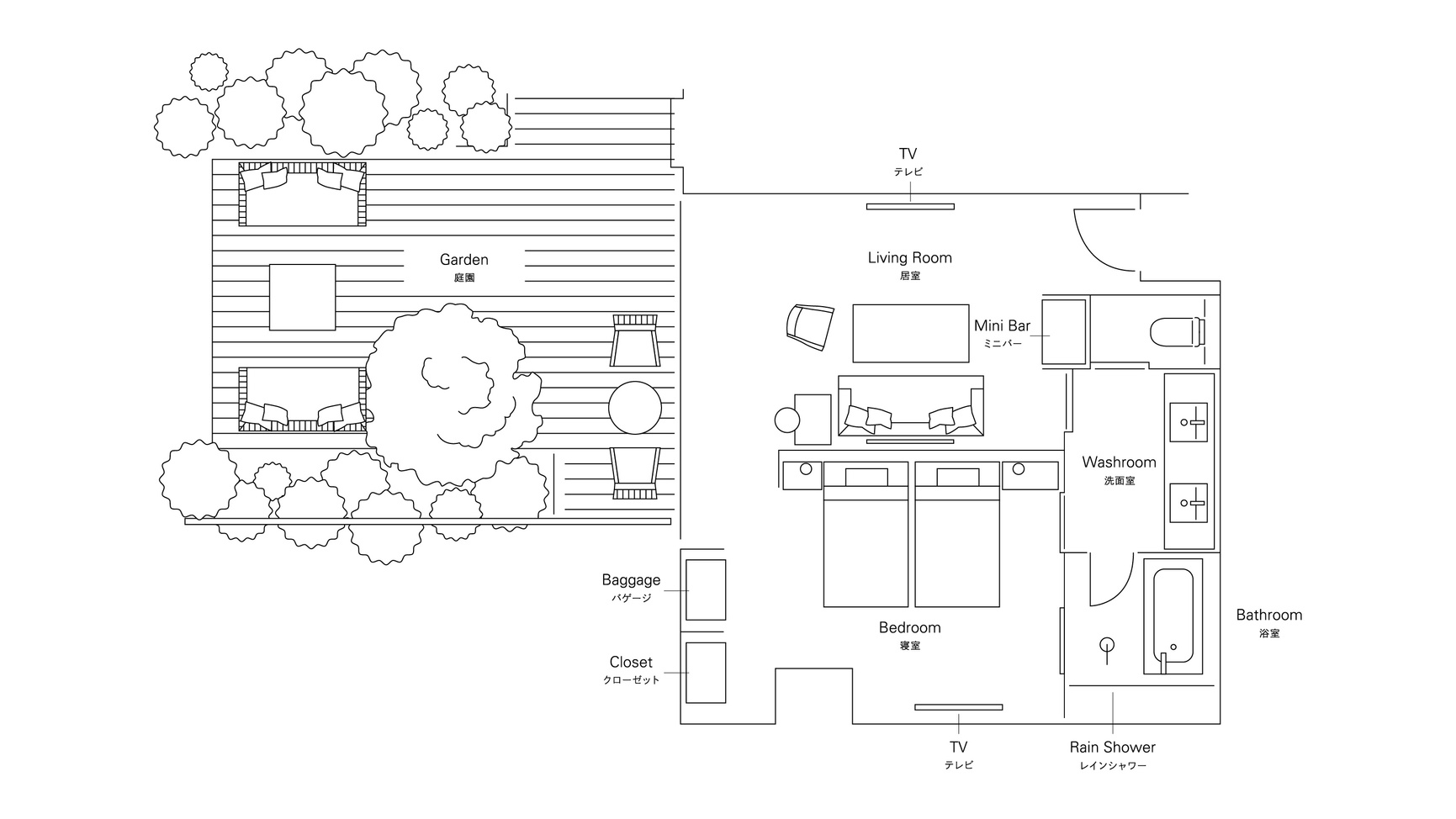 ガーデン・スイート　イメージ