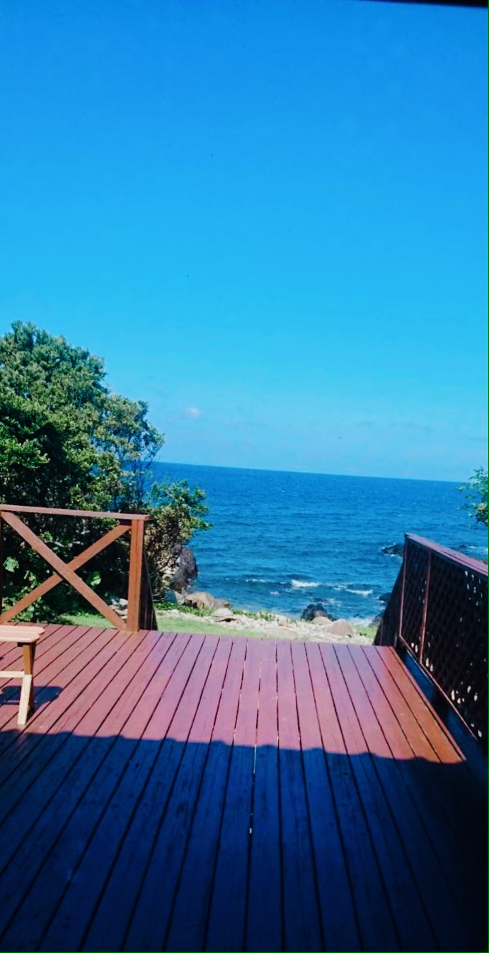 ウッドデッキからの眺め