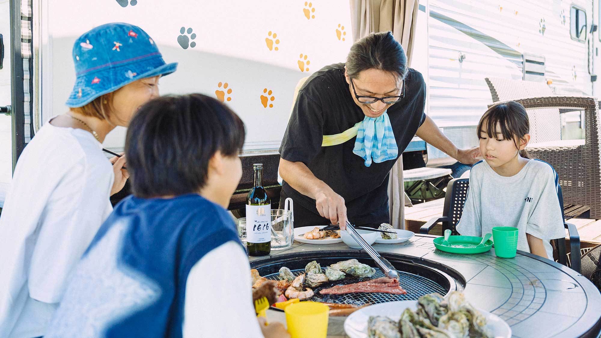 【BBQ台利用込プラン】気軽にわいわいプライベートBBQ！食材持込で自由にグリル料理を楽しむ♪
