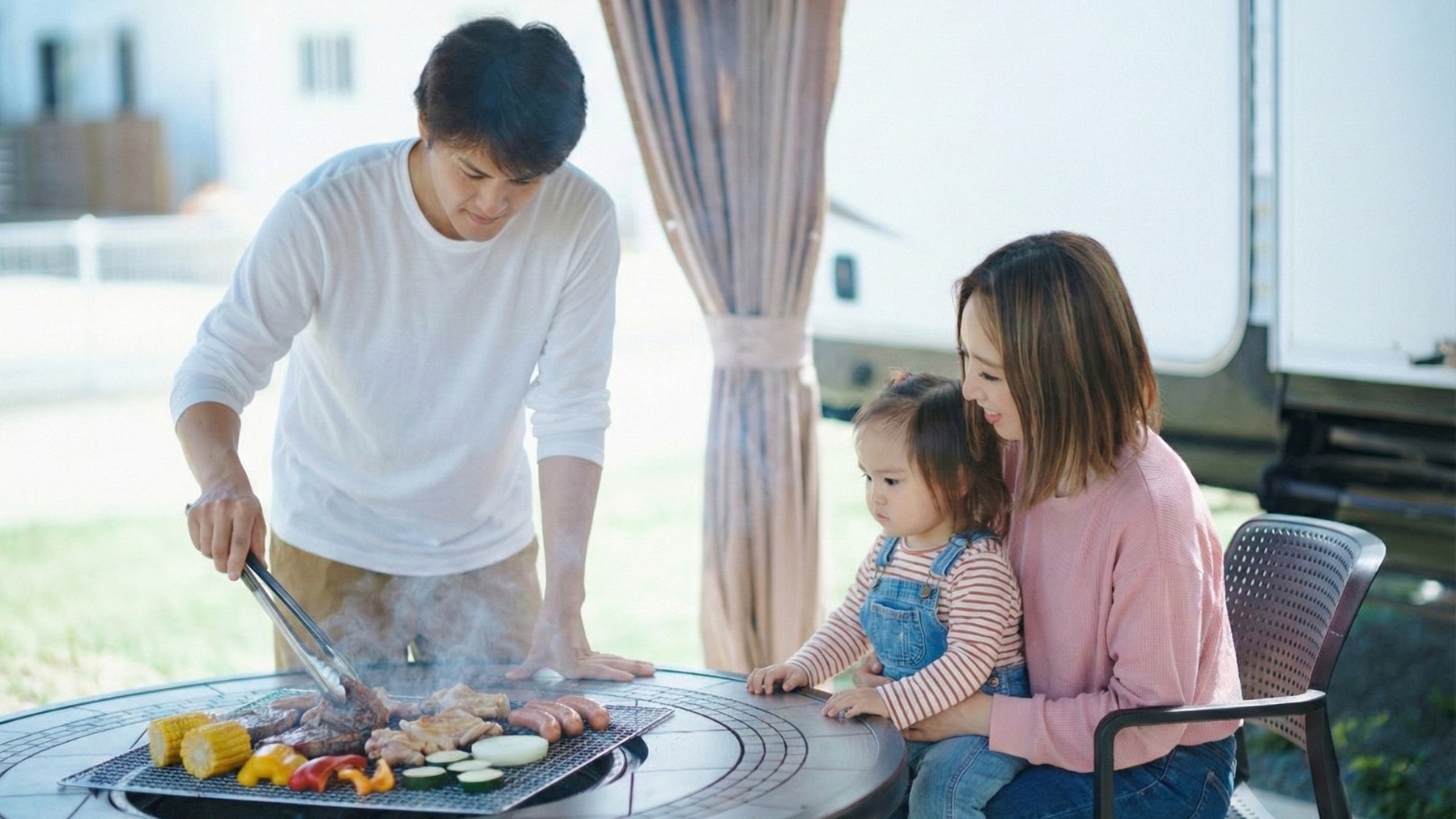【BBQ『彩』プラン】黒毛和牛や牡蠣を楽しめる食材付！準備不要・手ぶらで気軽にグリル料理（2食付）