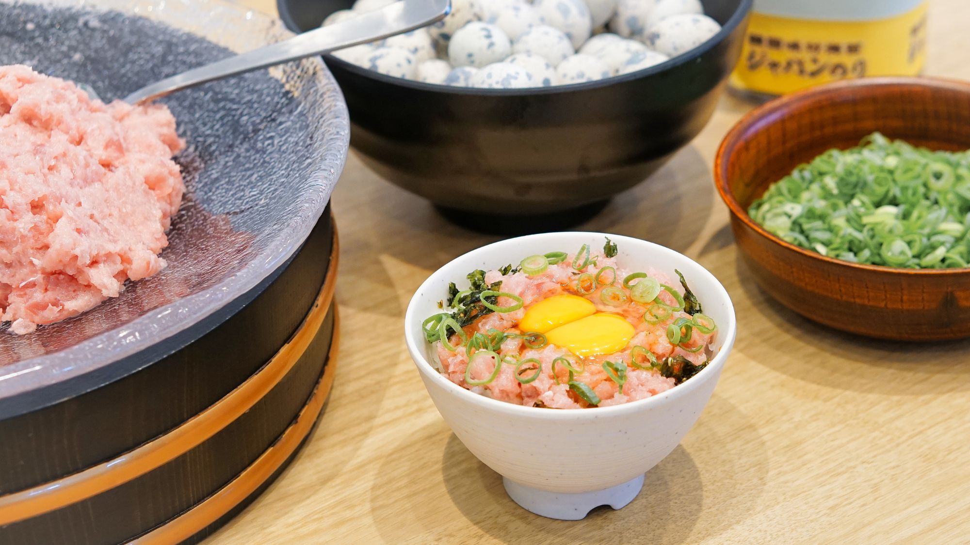 ◆朝食ビュッフェ｜豊橋ネギトロ丼