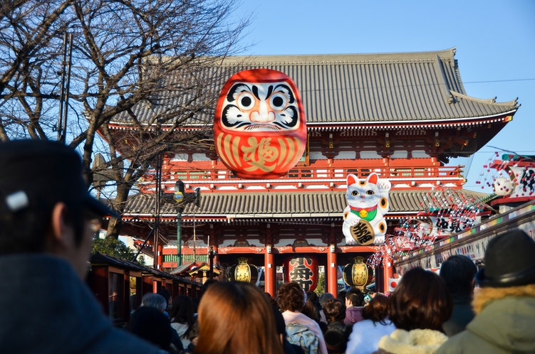 冬の東京の様子