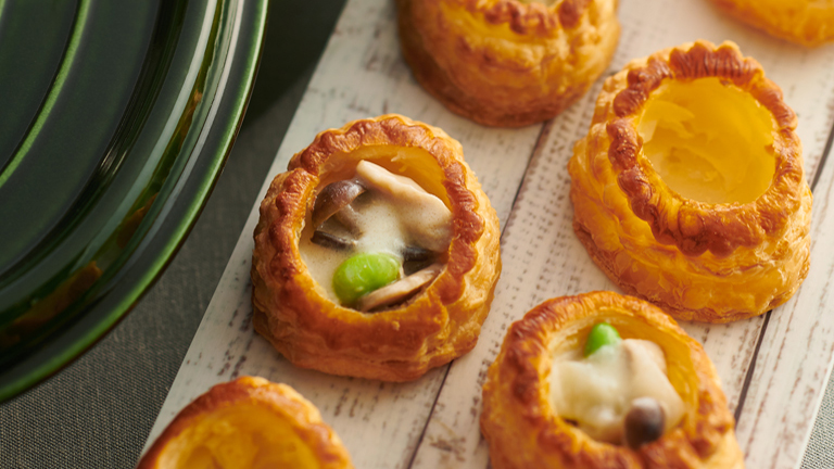 【朝食】ヴォローバン／フランスの家庭料理の定番メニューです。　※イメージ