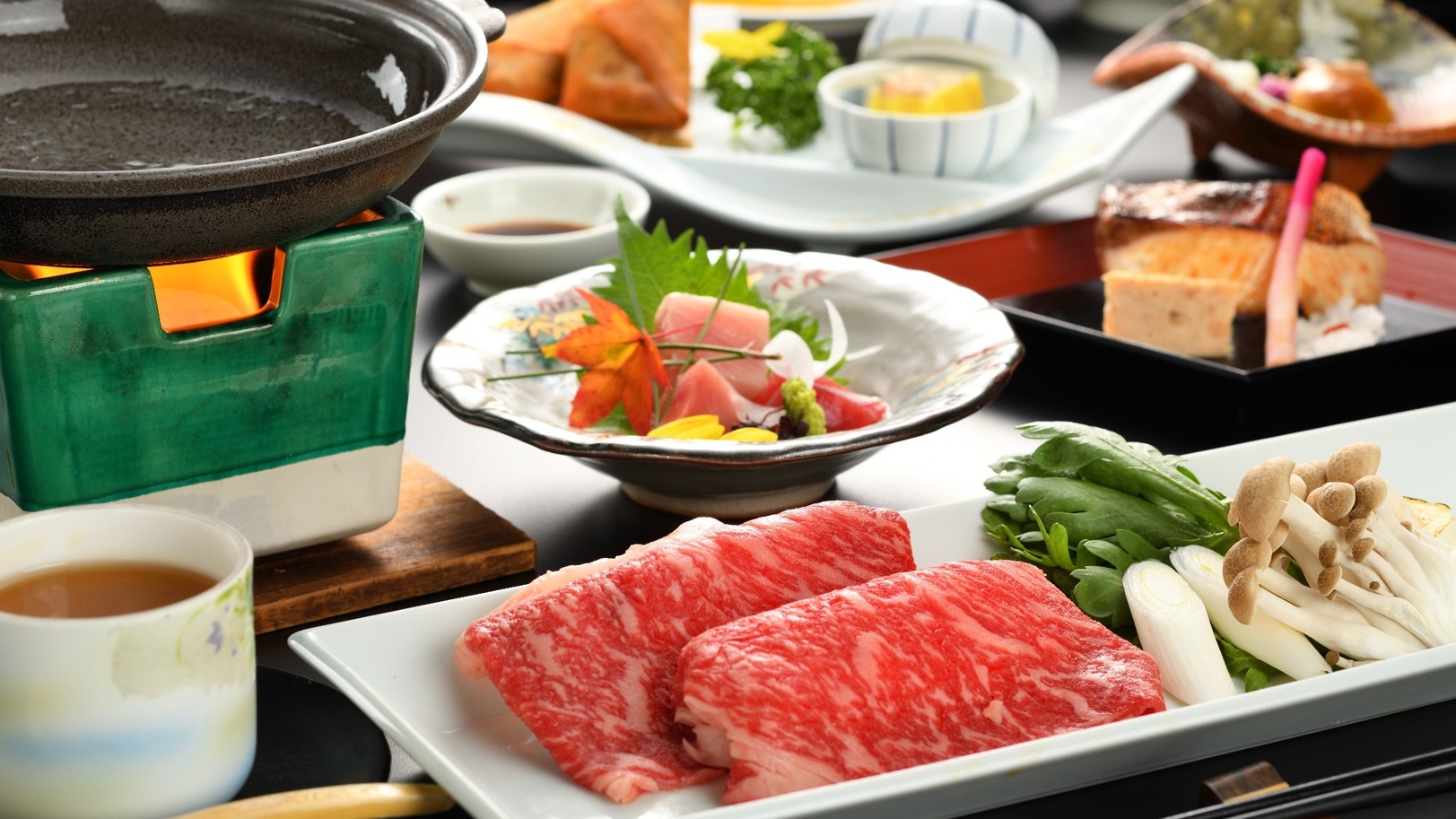 【貸切風呂付】【スタンダード】【1泊2食付】源泉満喫♪　五感で季節を味わう。天然石の貸切風呂50分！