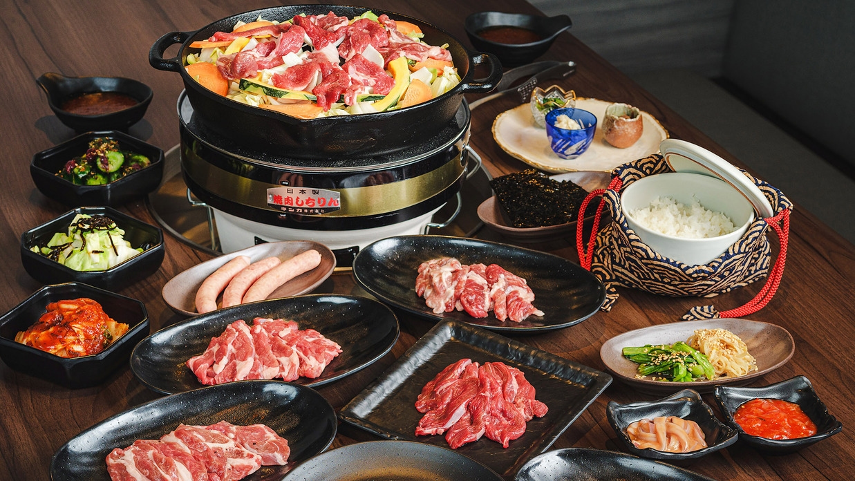 【1日10室限定】北海道名物☆炭火成吉思汗90分食べ放題プラン≪2食付/朝食：コース≫