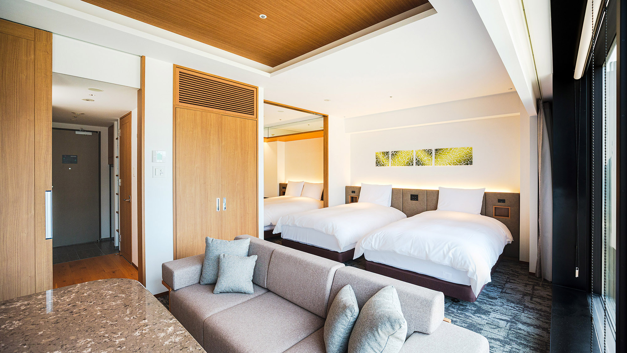 【新客室】洋室/47㎡/デザインと快適性が響き合う寛ぎ空間。