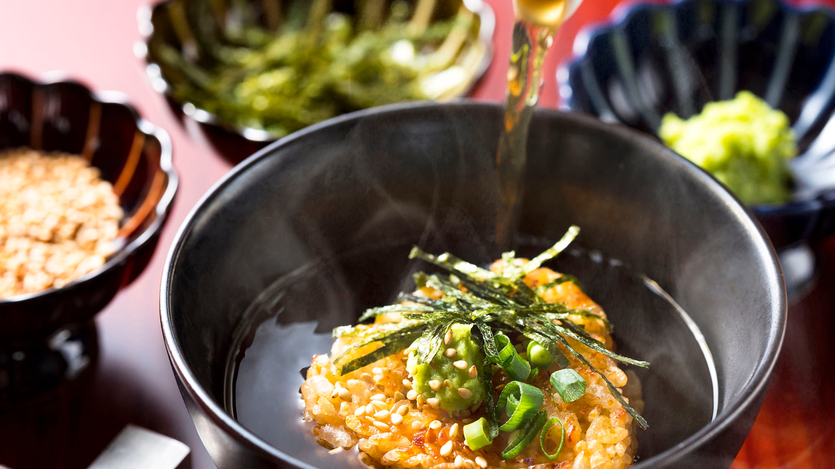 センチュリーマリーナ函館・朝食ビュッフェ・焼きウニぎり茶漬け