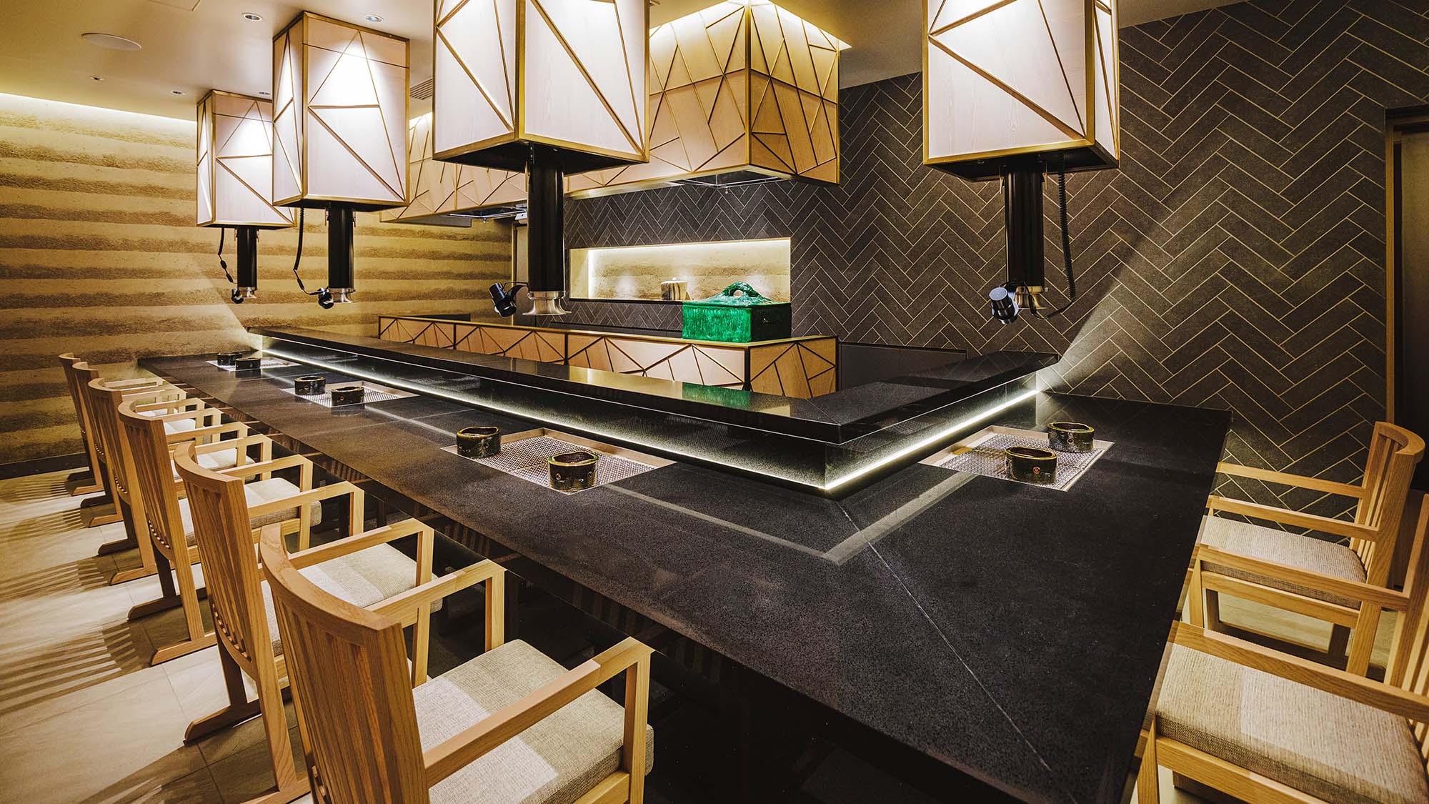 【夕食】SUMI KITANOJI　カウンター席