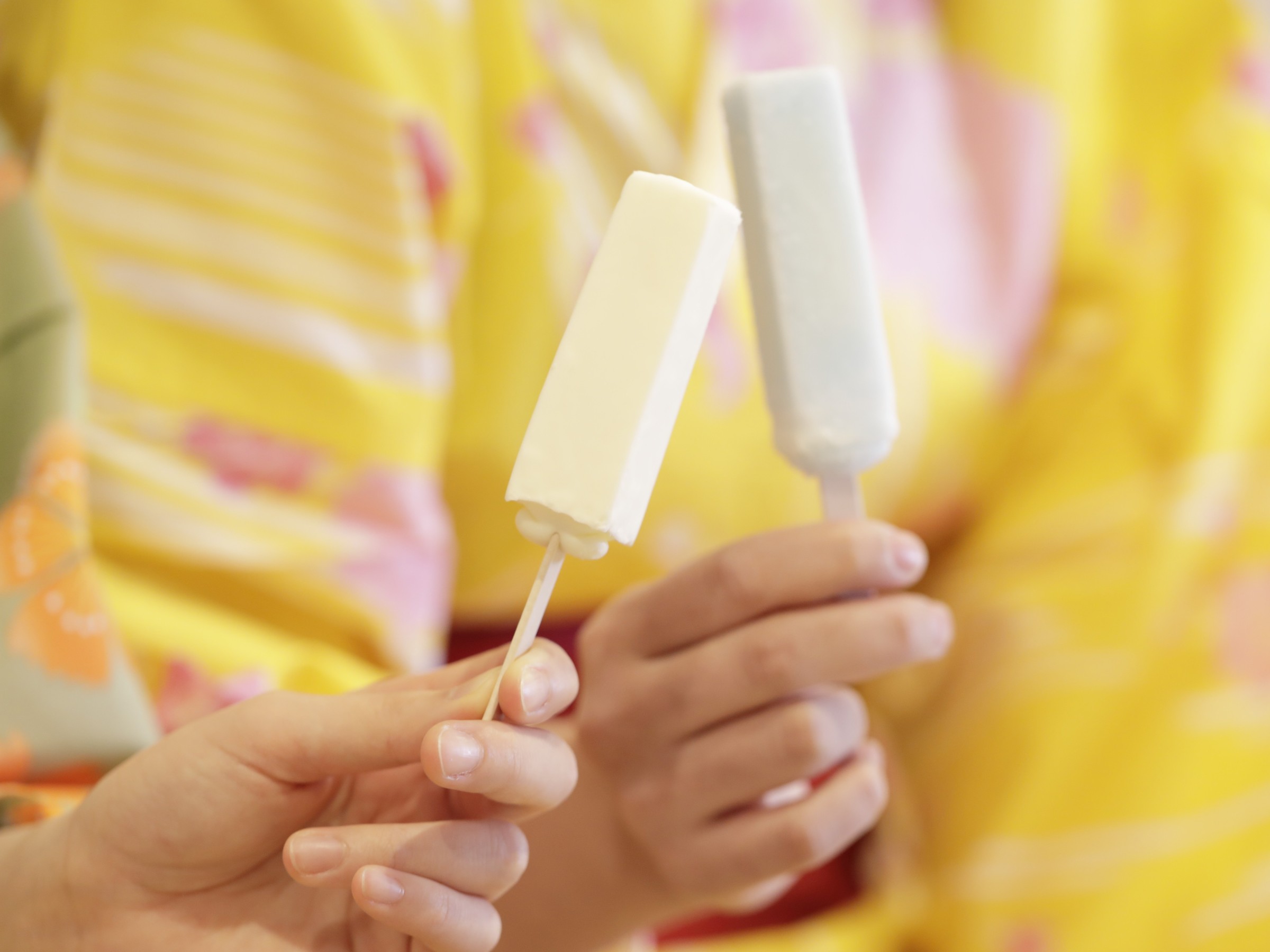 【湯上りアイス】夜は無料サービスにて、様々の種類のアイスを湯上り処にご準備♪