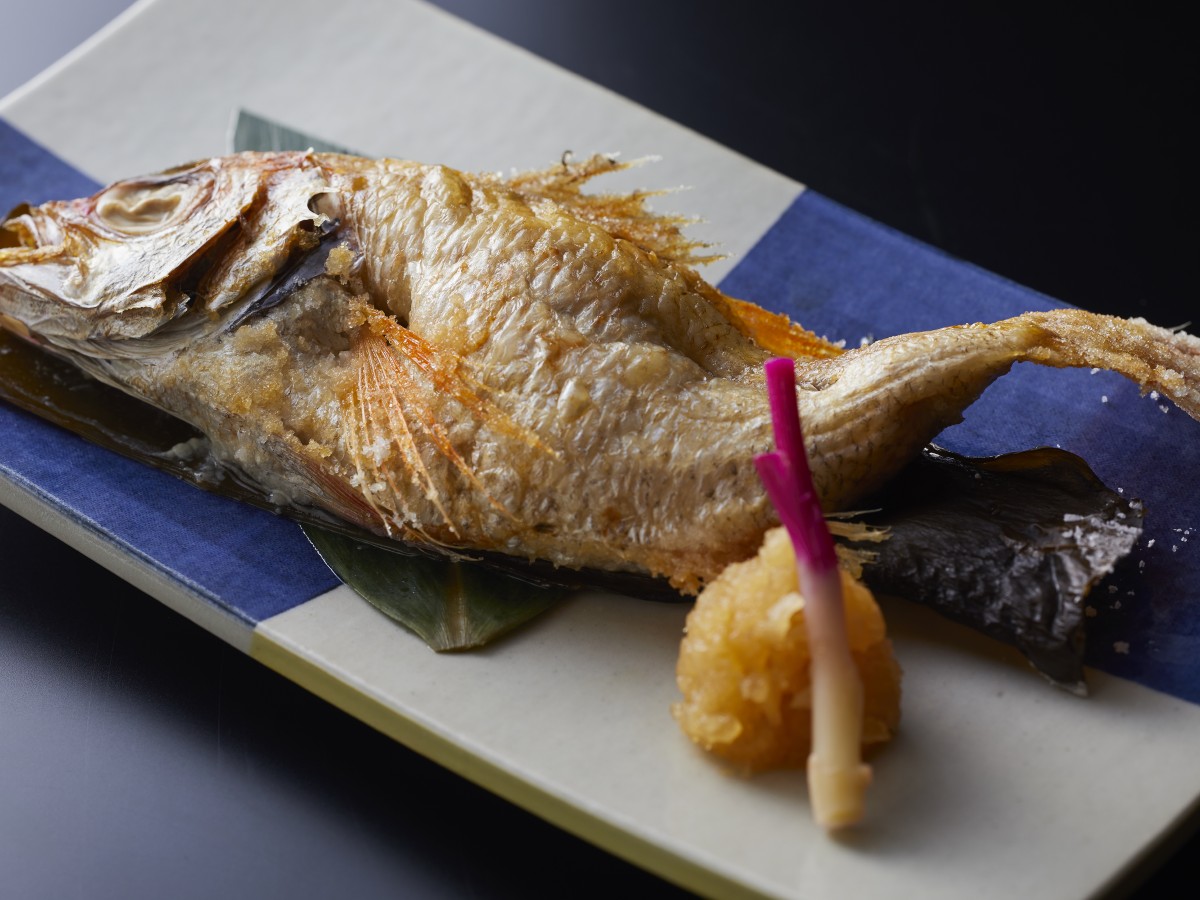 のどぐろの塩焼き